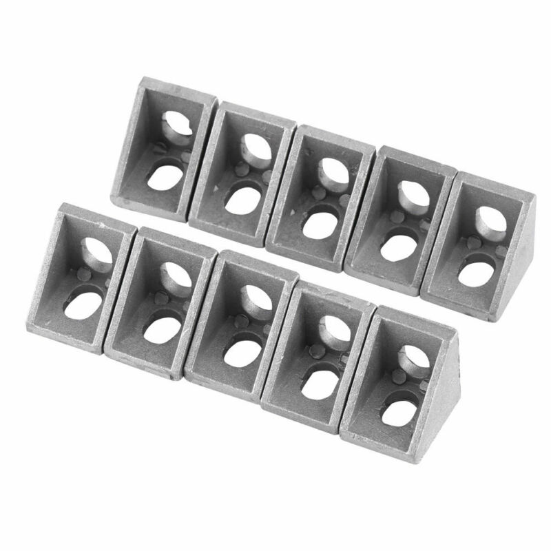 5/10pcs corner fitting corner aluminum connector bracket fastener 3030 4040 2028 3060 series industrial aluminum profile