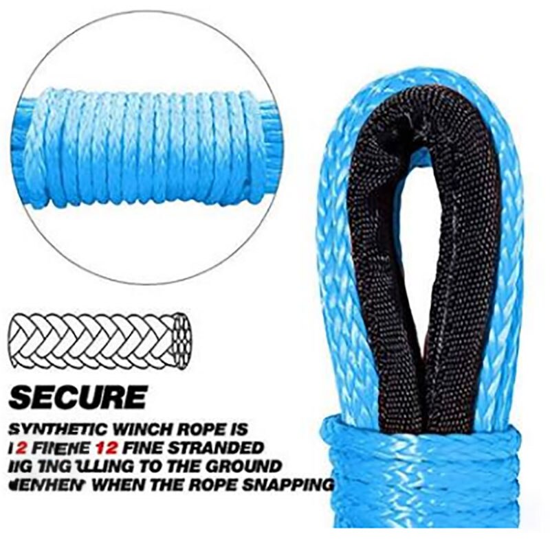 Auto 7700LBs Winch Line Kabel Touw Lieren Trekhaak Stopper Rubber Voor Atv Suv Utv Truck Offroad Accessoires