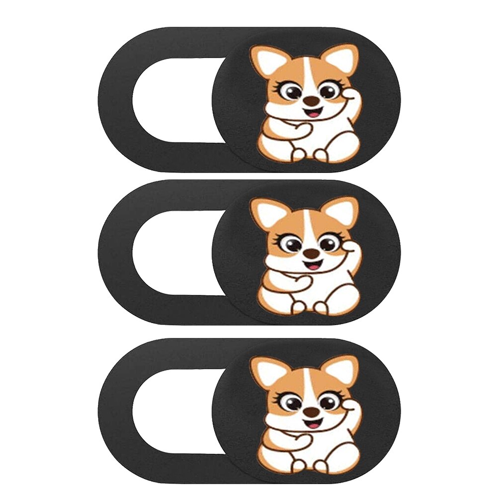 3Pcs Laptop Camera Cover Slide Adorable Privacy Sticker Cover for Laptop Tablet: Default Title