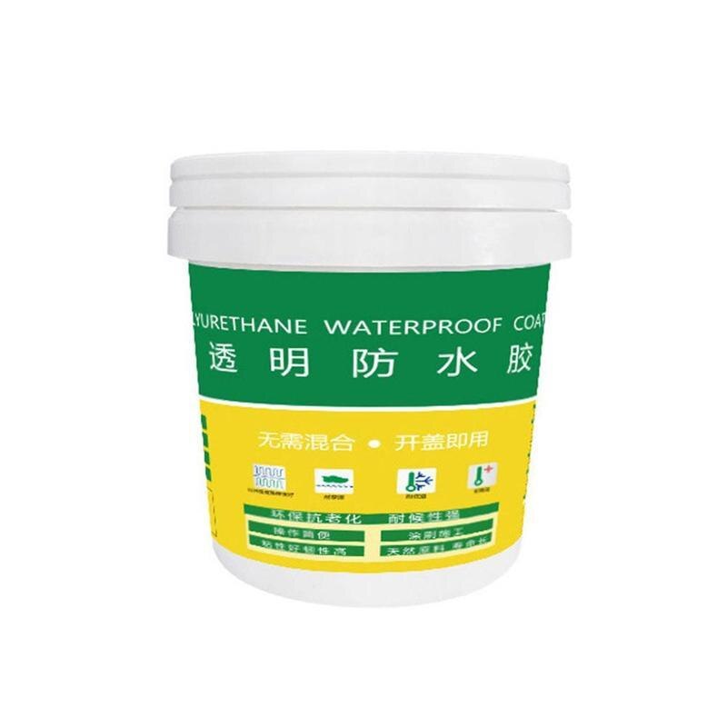 Pâte adhésive transparente en polyuréthane, 300ML, étanche, pour revêtement de toit, salle de bain, maison, O6W2: Default Title