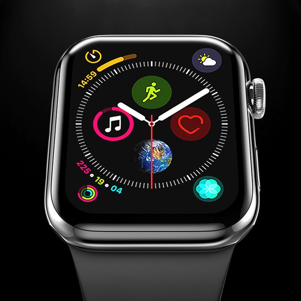 Soft Glass For Apple Watch band apple watch 5 4 3 44mm 40mm 42mm/38mm iwatch Screen Protector cover apple watch accessories