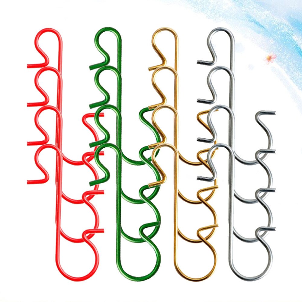 100Pcs Kleine S Vorm Haak Kerst Duurzaam Haken Levert Decoratieve Hanger Voor Party: Default Title
