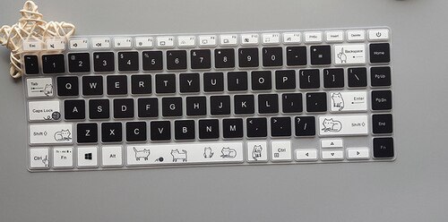 Keyboard Cover For ASUS VivoBook14X Laptop Keyboard Film V4100E Protective Cover V4050E Dustproof Pad Laptop 14 Inch: type11