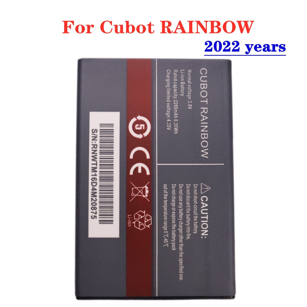 Original CUBOT Battery For CUBOT J9 P40 R9 R11 RAINBOW NOVO MANITO Magic ECHO X18 Note S Plus 20 Pro MAX Dinosaur X19 P20: CUBOT RAINBOW