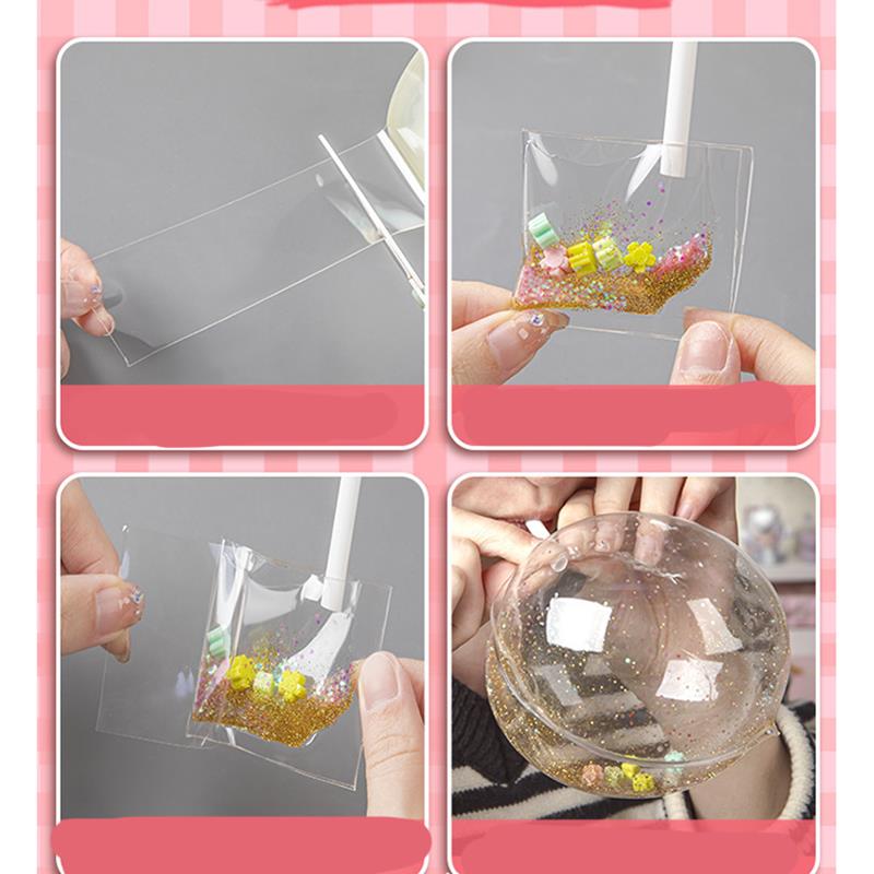 Pegamento Nano PET para amasar música, burbujas que soplan, juego completo de Nano cinta, pasta de doble cara, juguetes de descompresión de burbujas, pegatina
