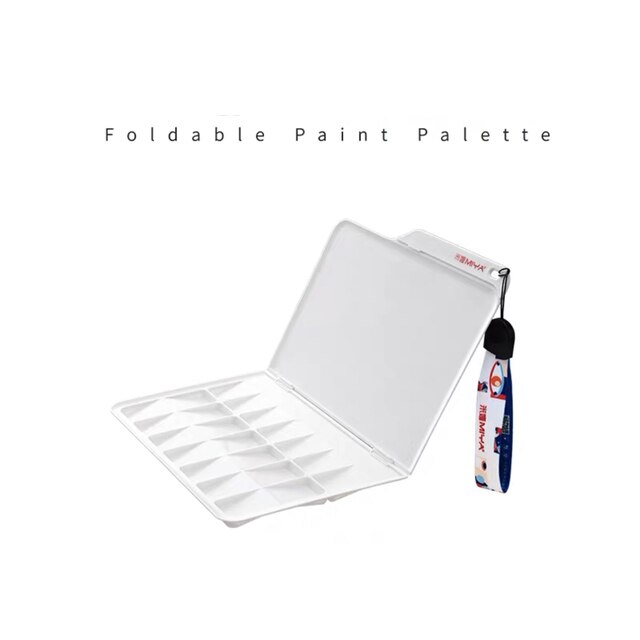 HIMI MIYA paleta farb UFO robić gwaszu akwarela akrylowa i obraz olejny Super paleta dla dzieci, artystów: kwadrat-mały