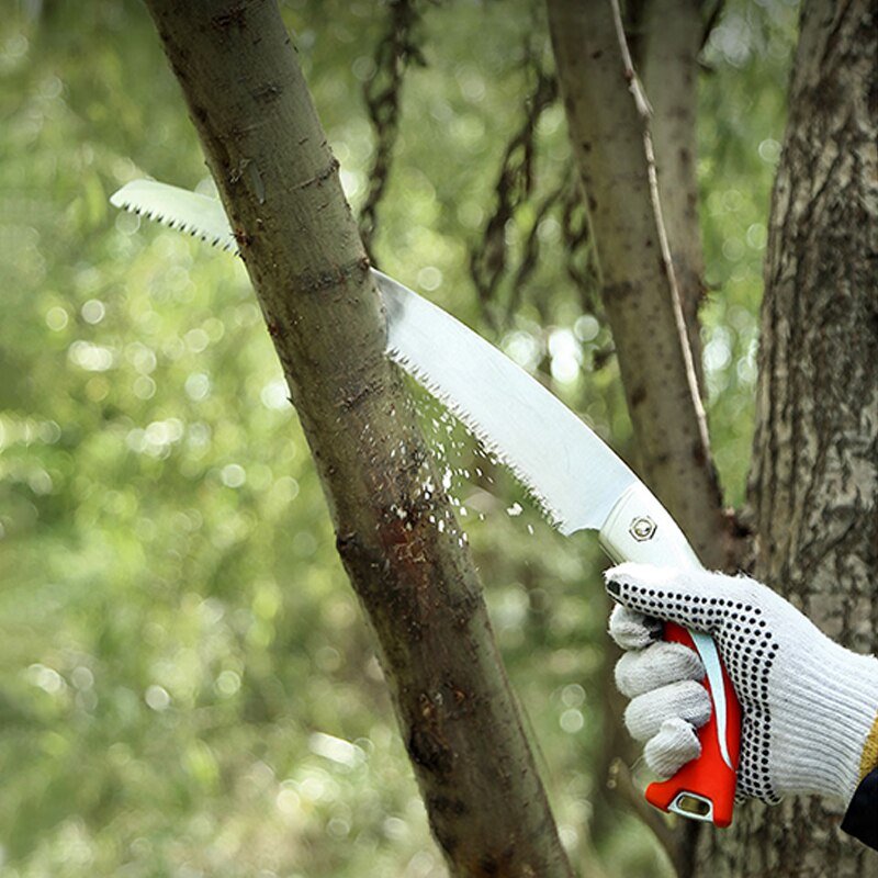 Bærbart hjem manuell frukttre beskjæringe sag trebearbeiding verktøy folding trimmer, hagetrimmer, hjem anti hopper hånd baufil