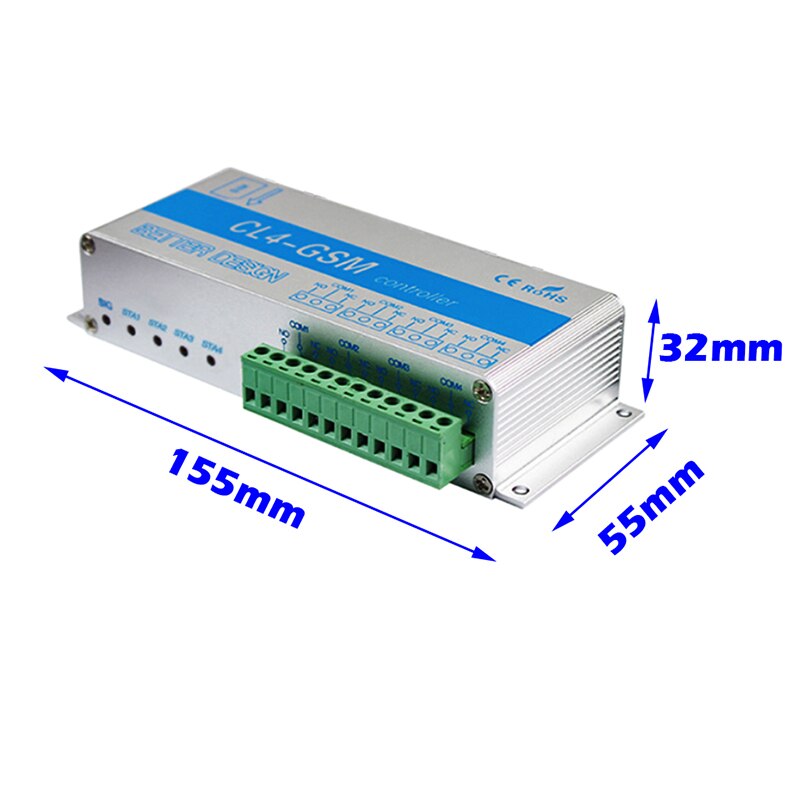 GSM remote controller Home Security System Household 4 channels 4switchs for household Electrical Appliances Barrier gate opener