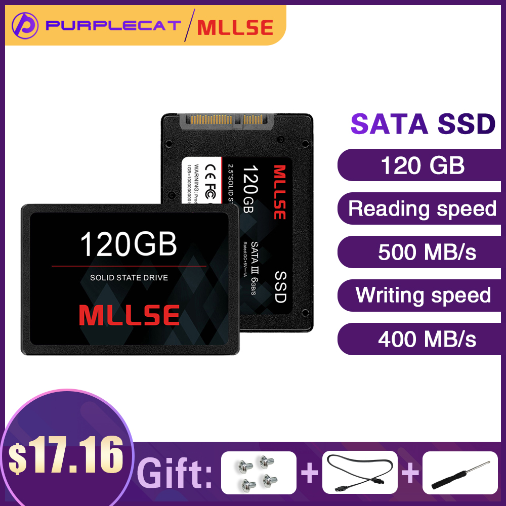 MLLSE SATA 3 Ssd 120GB Hdd 2.5 Hard Disk Disc 2.5 &quot;unità a stato solido interna per Server Desktop Laptop garanzia 3 anni