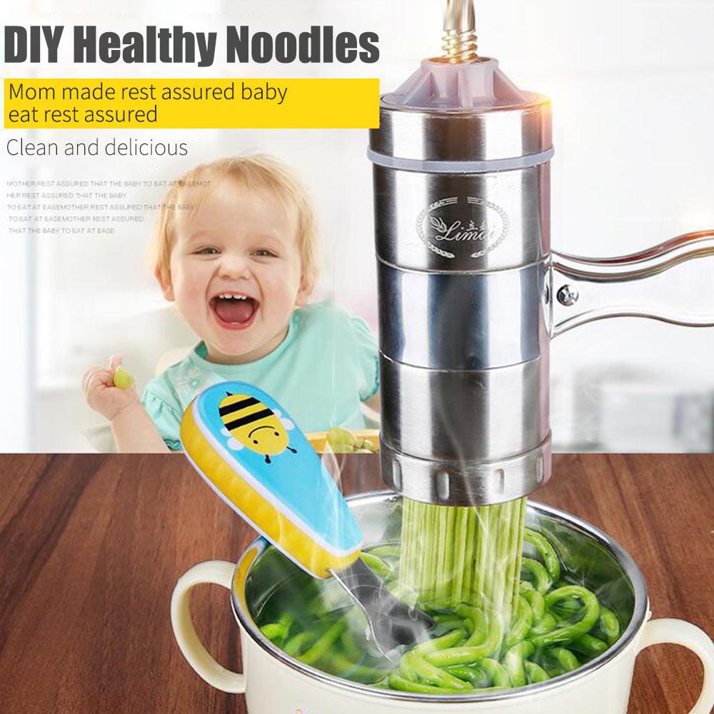 Nudel Cutter Manuelle Zwiebeln Fleischwolf Nudeln Manuelle Spaghetti Hersteller robust Edelstahl Schneiden Zerhacker dauerhaft Petersilie glühen