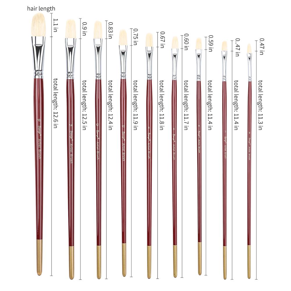 ARTIFY 25 Pieces Professional Paint Brush Set – Expert Series Synthetic Nylon Brushes For Acrylic, Oil, Watercolor, Gouache – No Shedding, Canvas Roll Case & Palette Knife, Artist Gifts Art Supplies Brand