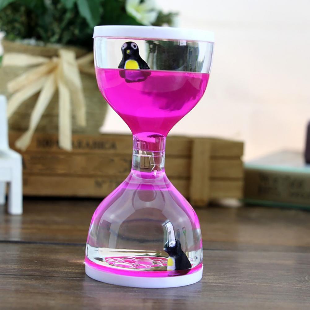 Reloj de arena líquido, temporizador de arena para aliviar el estrés, encantador y satisfactorio, temporizador de gota de aceite sensorial, reloj de arena de aceite, de Navidad, decoración del hogar