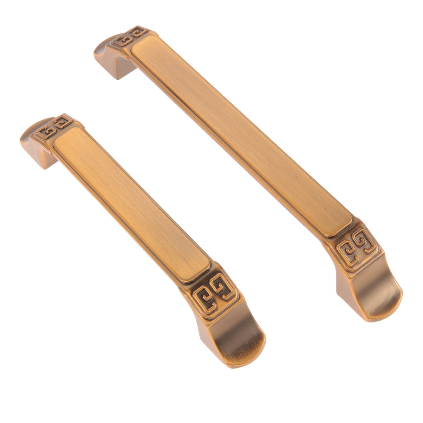 1Pc Koffie Handvat Bruin Knop W/Schroef Eenvoudige Stijl Pull 125/155Mm Lengte Klassieke Europese Decor meubels Kast Lade Keuken