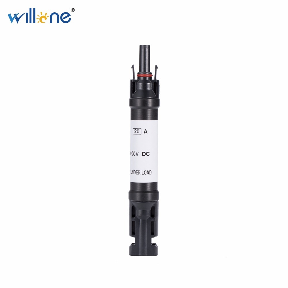 Willone 10 Pcs IP67 Solar Zekering Connector, 20A Zekering Gebruikt Voor Solar Module Parallelle Aansluiting