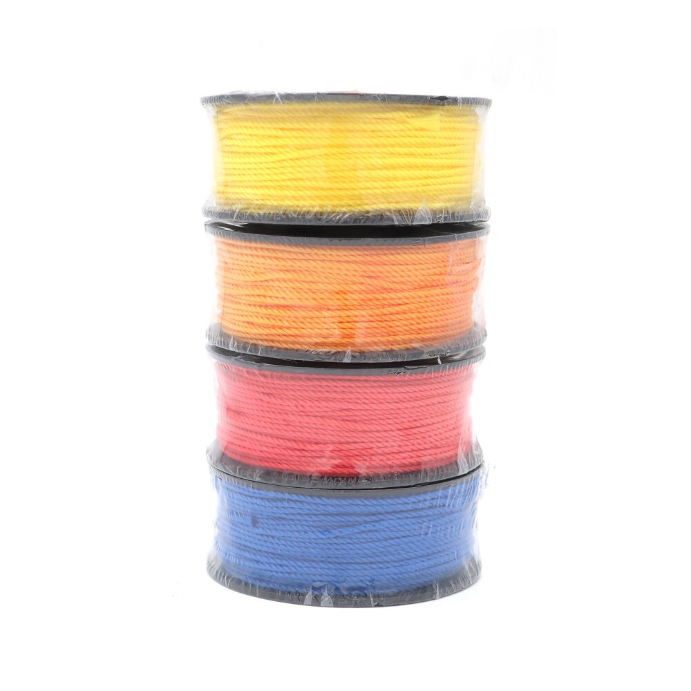 Builder line 50 meters durable polyester rope for garden fishing random color