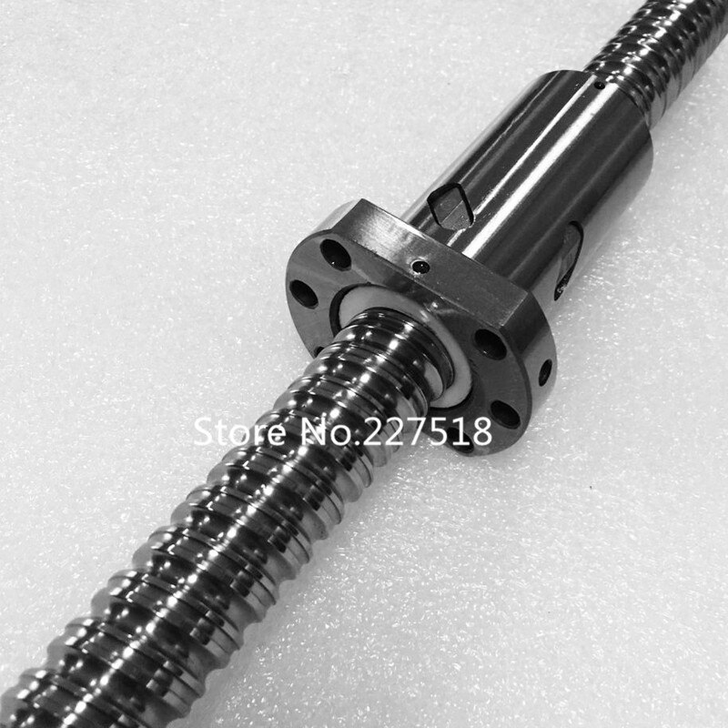 Ball Screw Rolled C7 ballscrew SFU2510 800mm 900 1000 BK20 BF20 End Machined CNC with SFU2510 Ballnut Ball Screw