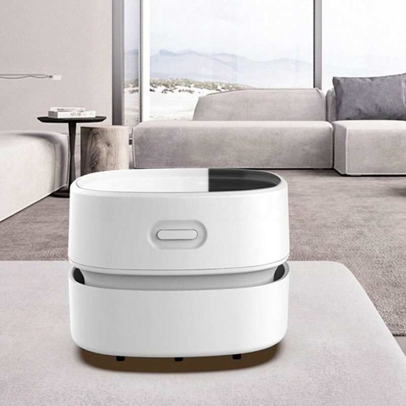 Desktop Vacuum Cleaner, Rechargeable Battery Operated, Portable Cordless Mini Desktop Dust er