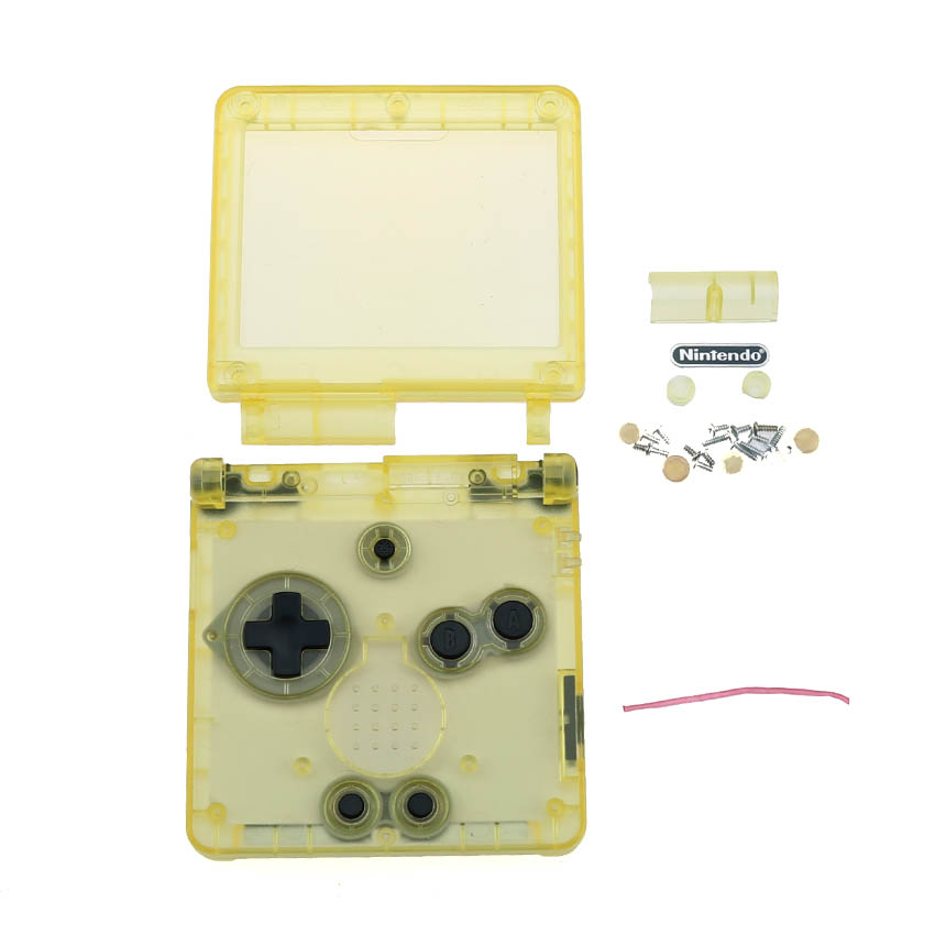 Cool clair pour GBA SP boîtier de remplacement coque pour Game Boy Advance SP: green