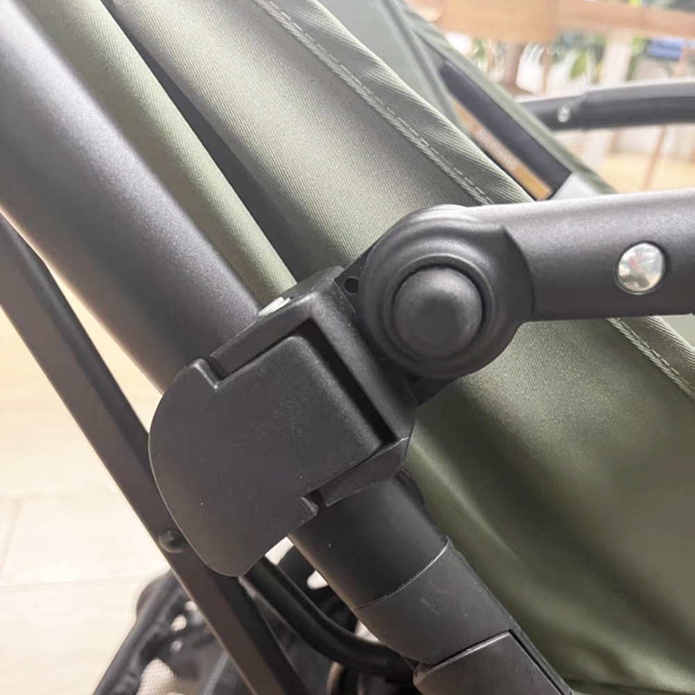 Stroller Armrest For Bugaboo Butterfly Buggy Bumper Bar With Leather Cover Angle Adjustable Foldable Baby Replace Accessories
