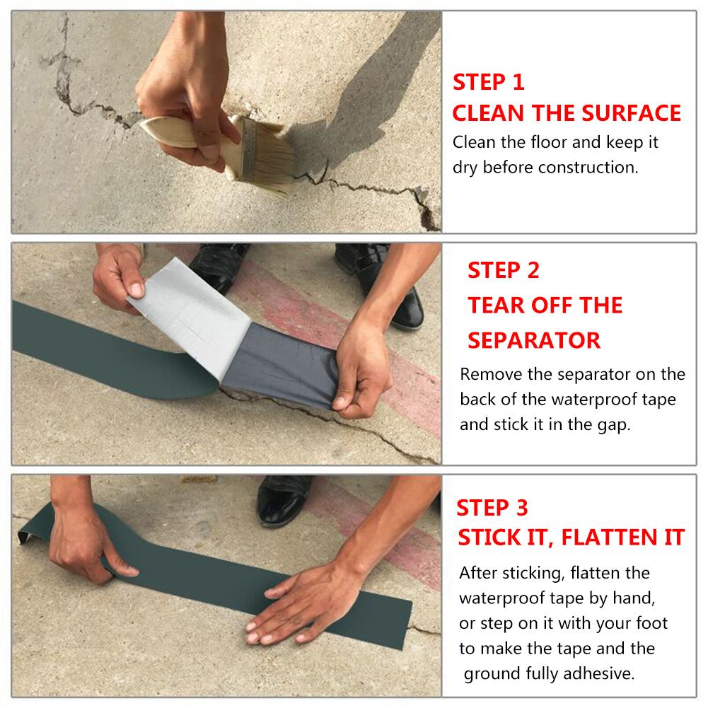 Outdoor Waterproof Plugging Repair Tape Roof Tent Trapping Tape Filling Tape Sealant Tape Adhesive Tape 5CM*5M/10CM*5M