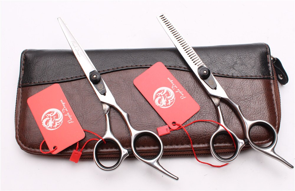 Z1003-Tijeras de corte para peluquería, kit de herramientas de cabello humano, 6,0 pulgadas, 17,5 cm, color negro japonés: Z1003 Hei D 6YY