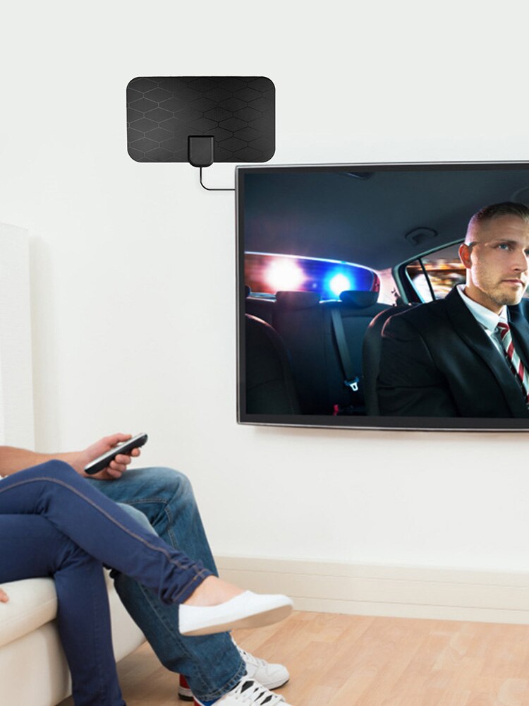 4K High Gain HD TV DTV Box Digital TV Antenna Booster Active Indoor Aerial HD Flat