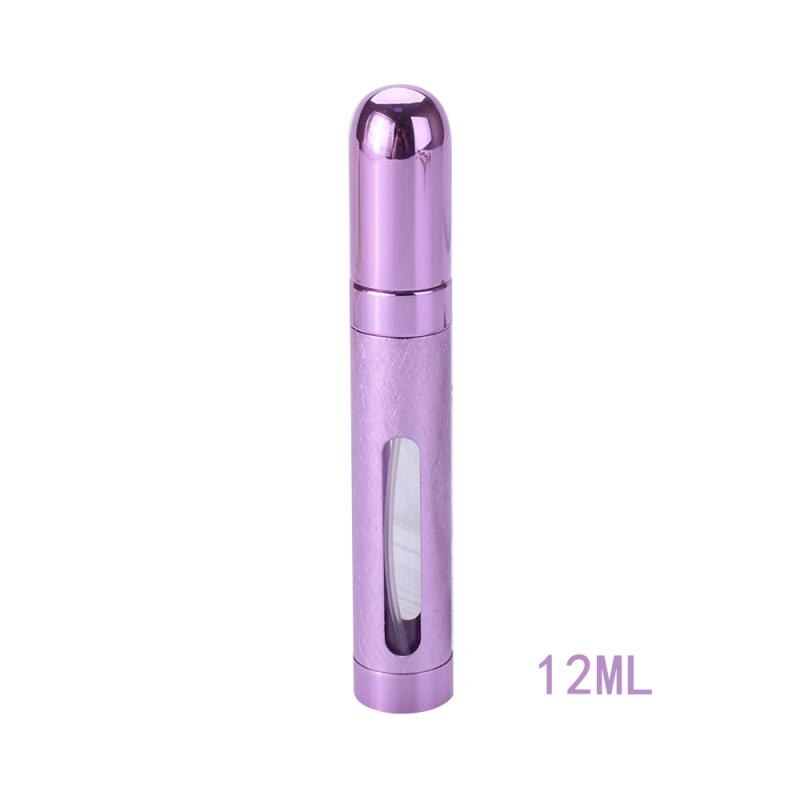 Mini Draagbare Navulbare Parfum Spray Fles Aluminium Make-Up Water Verstuiver Fles Lege Container Reizen Parfum Fles Gereedschap: purple