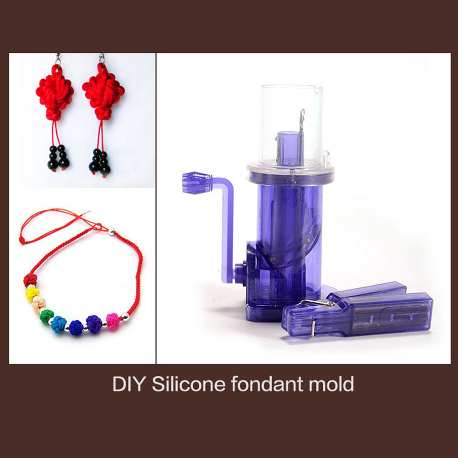 DIY ręczne zdobienie ręcznie robione na drutach krosno szpula dziewiarka splot narzędzie urządzenie robić robienia sznurków maszyna robić swetrów automatyczne akcesoria robić szydełkowania