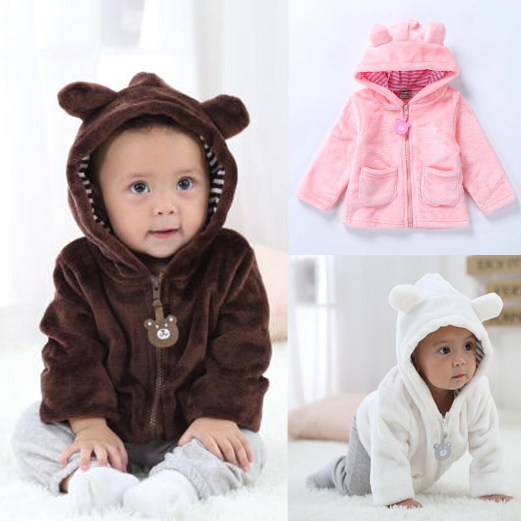 Winter Baby junge Mädchen Kleidung hodded Warme Kinder Kleidung 6-24Mouth Neugeborenen Mädchen Jungen Unten Baumwolle Schneeanzug Mantel Langarm top