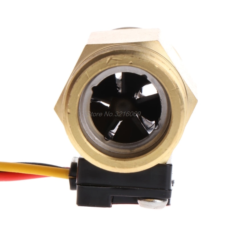 Flow sensor  g1/2 '' vandstrøm hall sensor switch 1-25l/ min flowmåler flowmeter whosale
