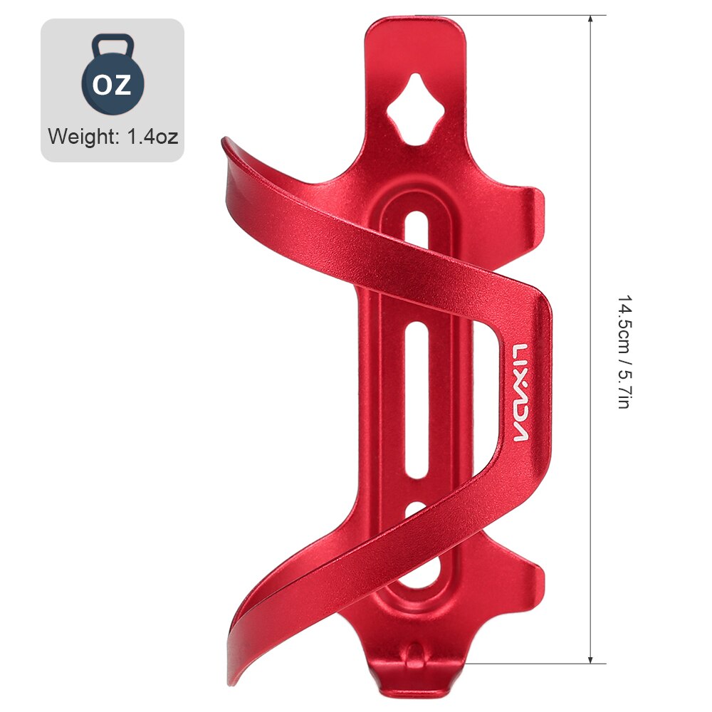 Lixada-portabotellas ultraligero para bicicleta, soporte para botella de agua de aleación de aluminio, para ciclismo de montaña o carretera