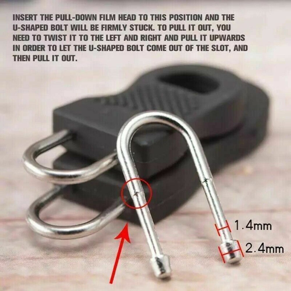 16PCS Universal Detachable Zip Zipper Puller Set Wide Waistbands Elastic Waist Zips Replacement DIY zipper Zipper Sliders Newest
