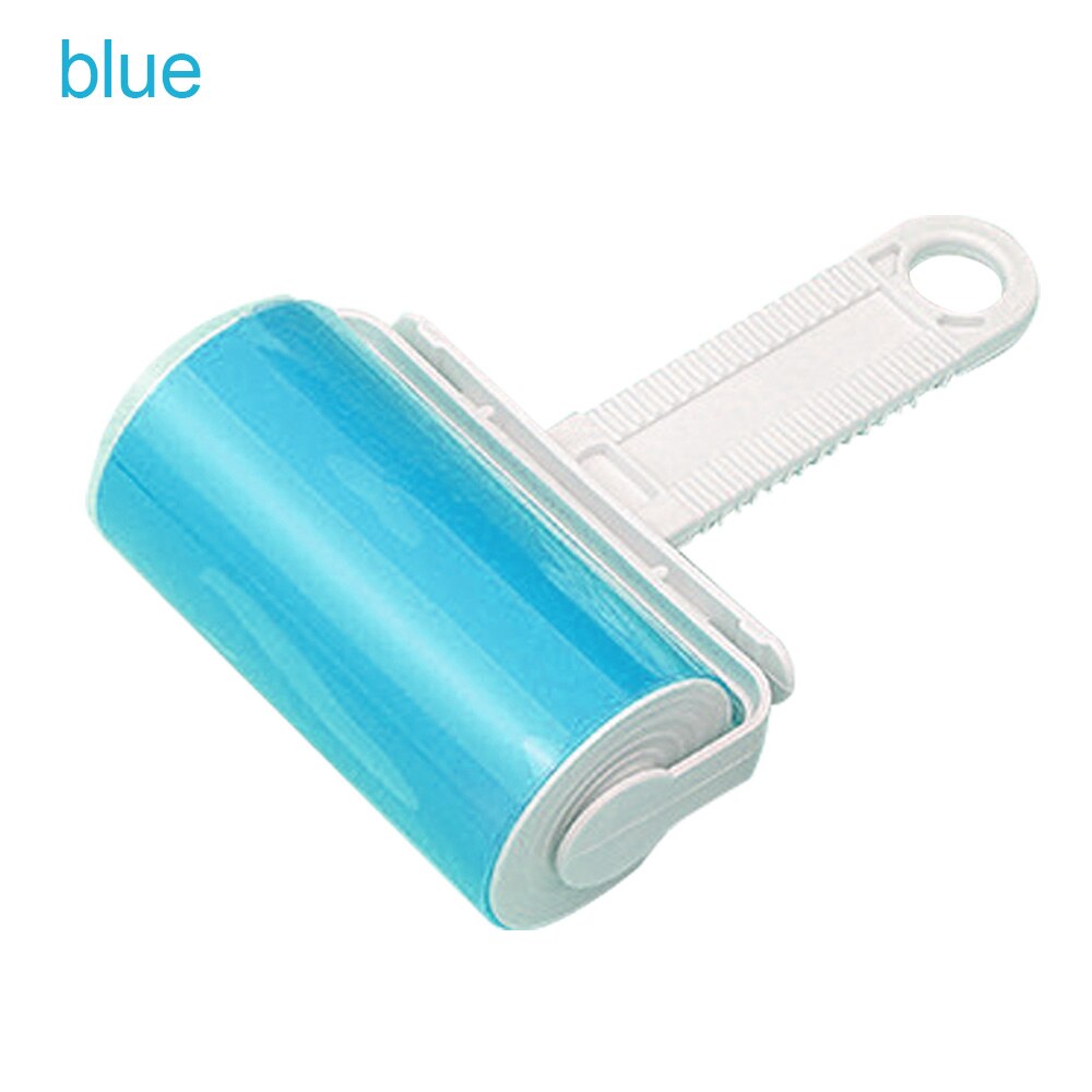 Haar Remover Wasbare Borstel Fluff Cleaner Sticky Picker Roller Tapijt Dust Pet Hair Tapijt Kleding Herbruikbare Thuis Essentieel Instrument: Blauw