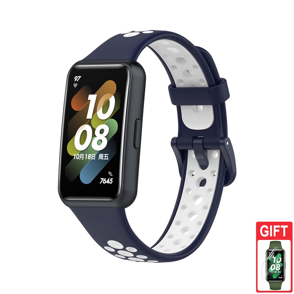 Silikonarmband Ersatzarmband für Huawei Band 9 8 7 6 / Honor Band 7 6