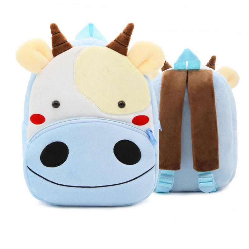 Kinderen Peuter Voorschoolse Rugzak Pluche Dier Cartoon Kids School Satchel Reizen Schooltassen: 11