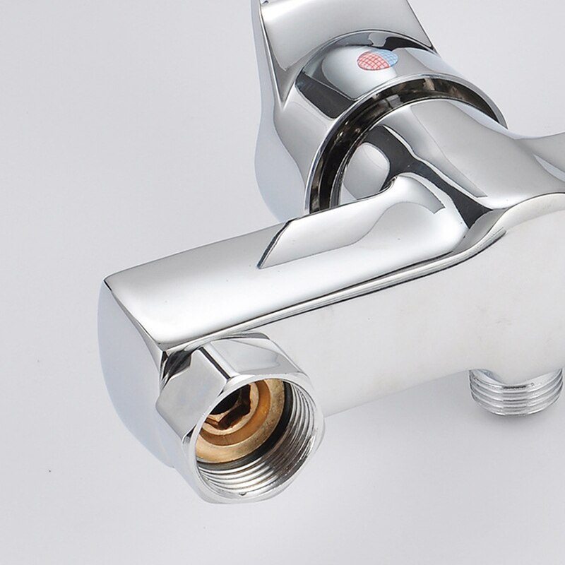 Bathroom Mixer Bath Tub Copper Mixing Control Valve Wall Mounted Shower Faucet Concealed Faucet