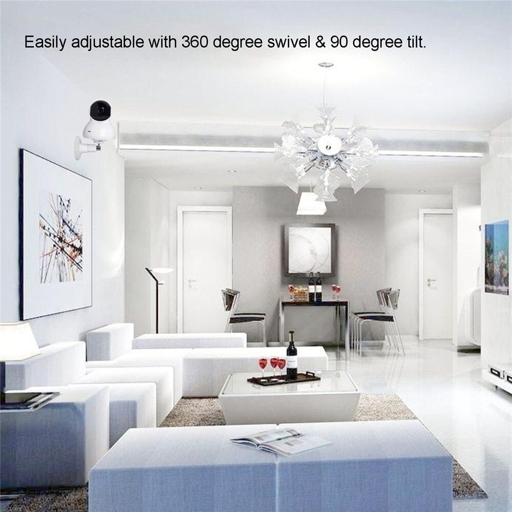 YI Camera Mount, wall Mount Houder voor YI Dome Camera & YI Cloud Thuis Camera met Schroevendraaier 360 Graden Draaibare Montagebeugel