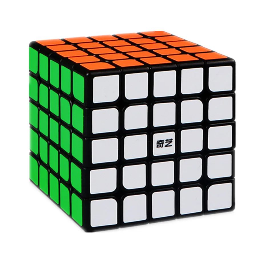QIYI-Cubo mágico de velocidad 3x3x3 4x4x4 5x5x5, rompecabezas, pegatinas negras, Cubo mágico, Educación, aprendizaje, Cubo mágico, juguetes para niños: Borgoña