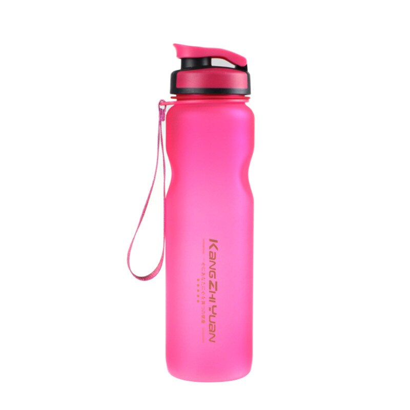 1L Explosion Sports Water Bottles Protein Shaker Outdoor Travel Portable Leakproof PC Protable Drink Bottle: Pink
