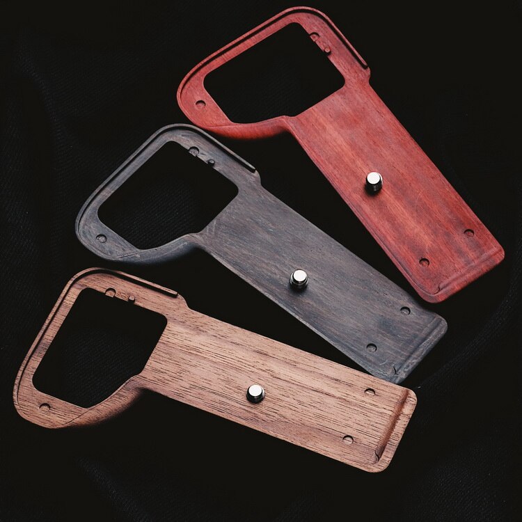 Handmade Wooden Wood Hand Grip Plate Bracket For Sony A7M4 A7R4 A9II A7R IV