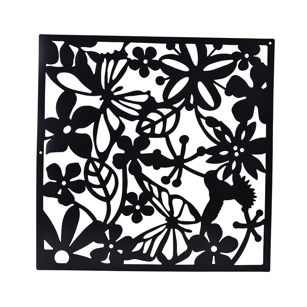 Cortina divisoria para pantalla colgante con de mariposa, pájaro y flor, cortina para habitación, decoración para el hogar en blanco/negro/rojo 1 unidad: black 1