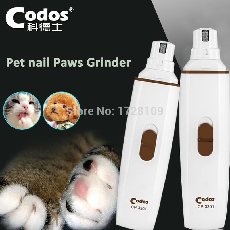 Codos  cp3301 elektrische hondennagelverzorgingstool, nagelvijl, nagelvijl voor huisdieren, automatische pedicure-apparaten voor honden en katten