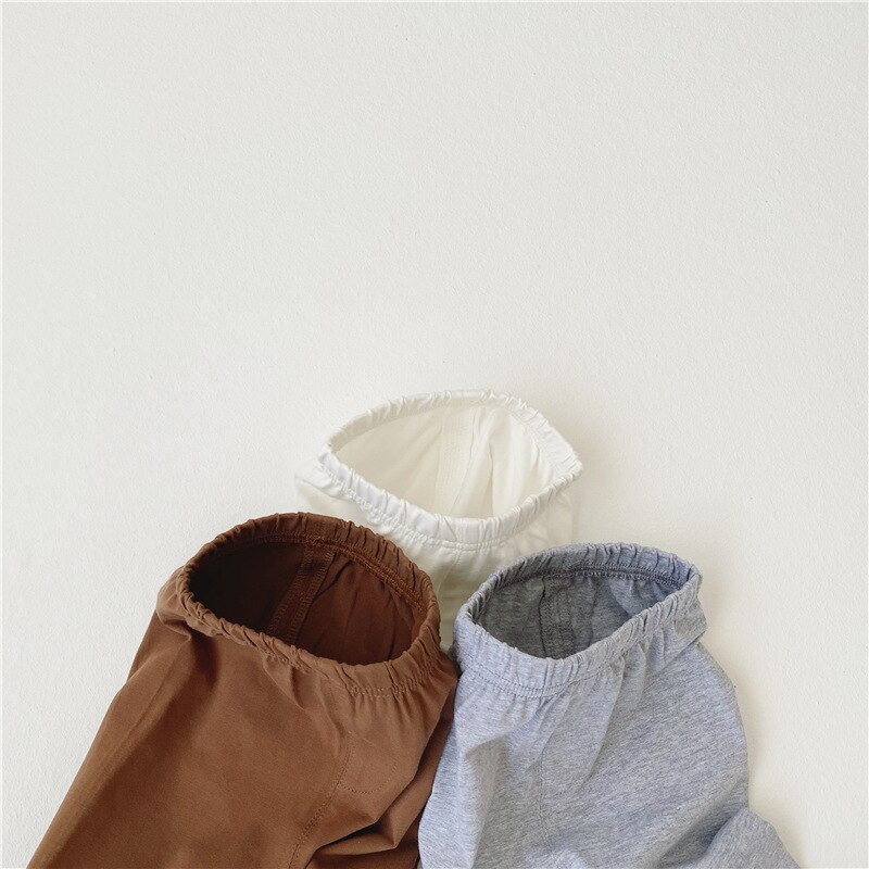 Baby boy syrbyxor småbarn flickor lappade leggings byxor höstbyxor för barn