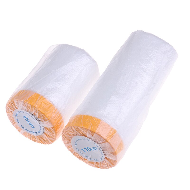20M Pre-Taped Masking Film Painting Protection Covering Film Masking Tape Protective Film