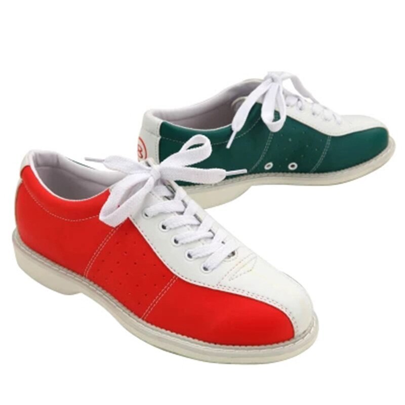 Zapatos de bolos de cuero para hombre y mujer, calzado deportivo de Fitness, suministros de bolos, zapatillas de deporte, zapatos de entretenimiento