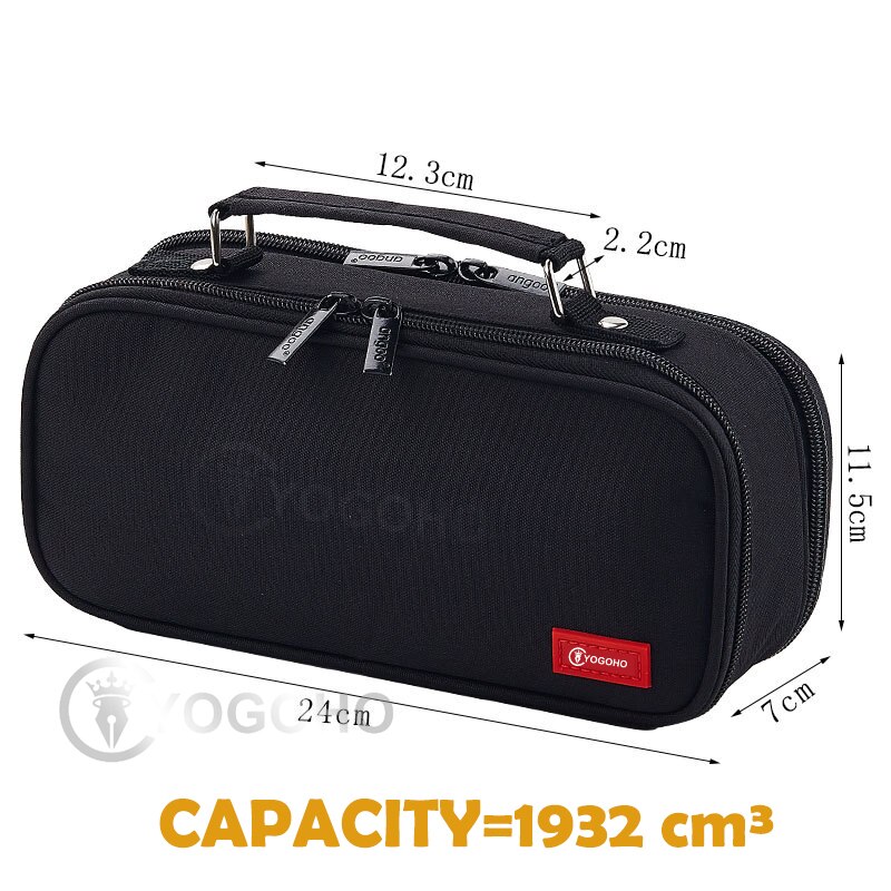 4 Kleuren Grote Capaciteit Etui Tas Pouch Pen Houder Voor Middelbare School Kantoor Grote Opslag Briefpapier Tas