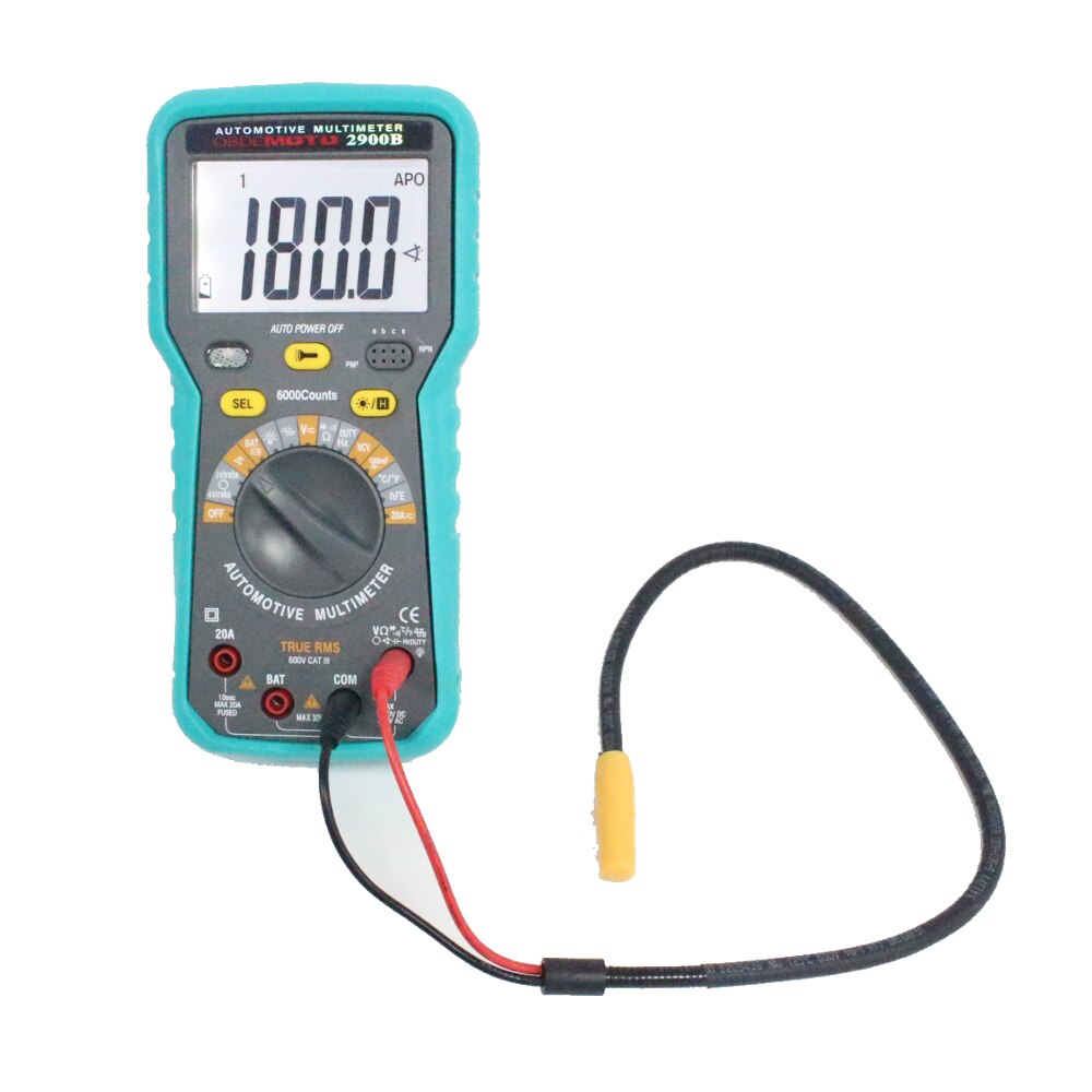 multimeter with RPM wireless test fucntion with automatic range function suitable for vehicle maintenance and debugging