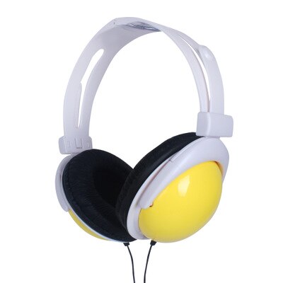 Auriculares de música MP3 estilo estrella calavera color caramelo auriculares de teléfono móvil apoyo tuning: YELLOW