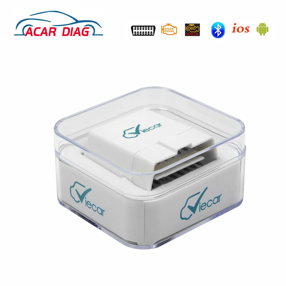 Beste Viecar OBDII Scanner ELM327 V 1,5 Bluetooth Für IOS Android ULME 327 BT 4,0 OBD2 Auto Werkzeug Entfernen Motor fehler Drehmoment