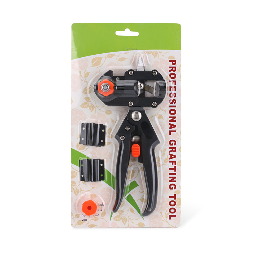 Multifunctional Grafting Shears Garden Grafting Tools Branch Shears Fruit Tree Grafting Shears: black